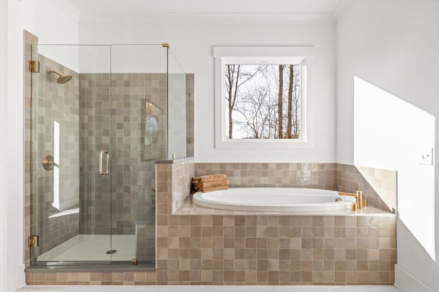 Furnished interior view inside a new home in Arden on Lanier, Cumming (Image 5).