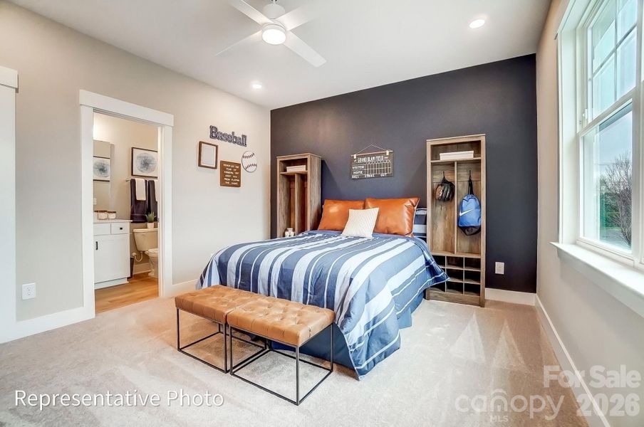 Furnished interior view inside a new home in Robinson Oaks, Gastonia (Image 13). Furnished interior view inside a new home in Robinson Oaks, Gastonia (Image 13).