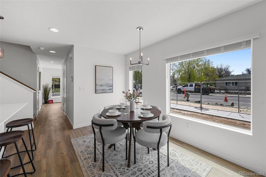 Furnished interior view inside a new home in , Aurora (Image 12).