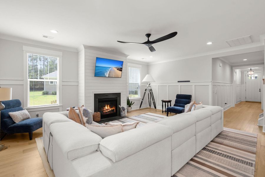 Furnished interior view inside a new home in , Huger (Image 10).
