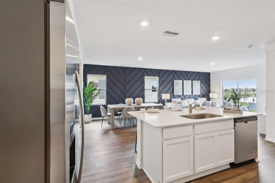 Furnished interior view inside a new home in , Haines City (Image 13).
