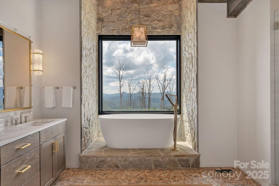 Furnished interior view inside a new home in , Banner Elk (Image 6).