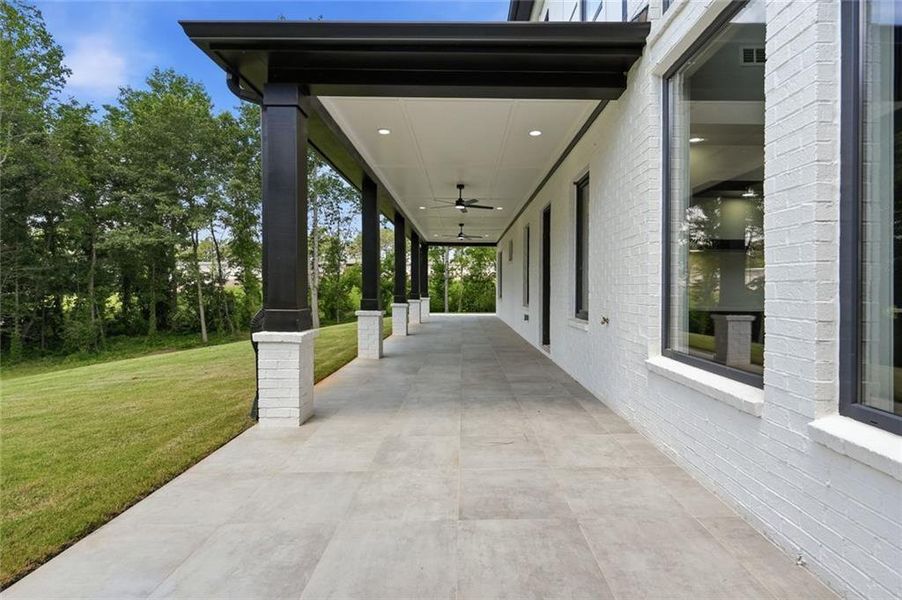 Exterior details and patio area of a home in , Buford (Image 30). Exterior details and patio area of a home in , Buford (Image 30).