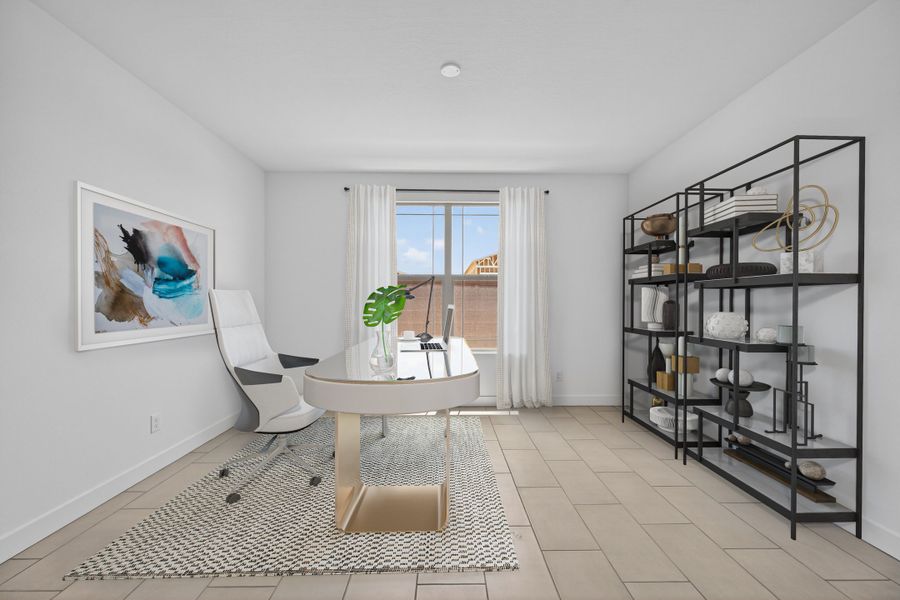 Furnished interior view inside a new home in Artisan at Asante, Surprise (Image 7).