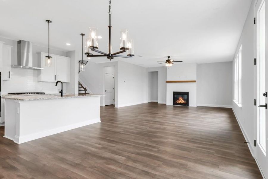 Furnished interior view inside a new home in Maddox Landing, Hoschton (Image 27).
