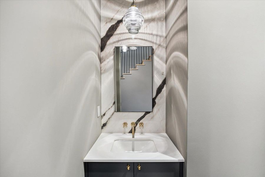 Bathroom featuring vanity Bathroom featuring vanity