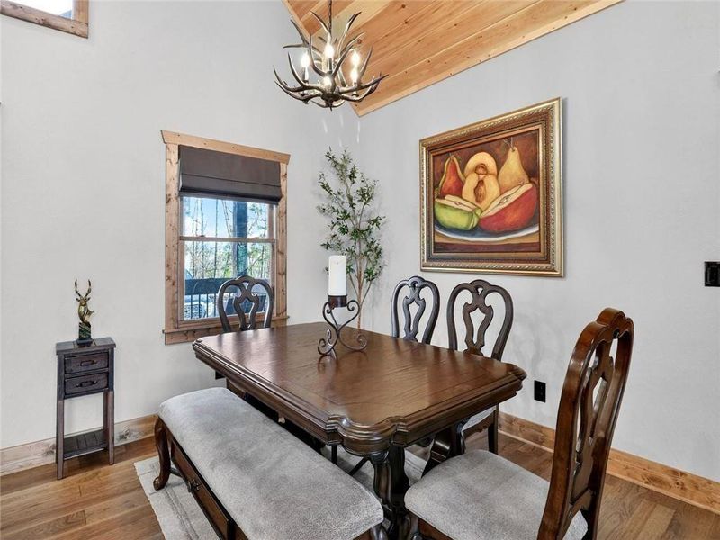 Furnished interior view inside a new home in , Ellijay (Image 67).