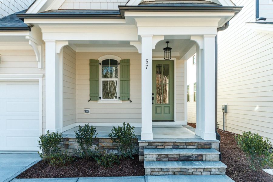 Representative exterior details of a home built from the Cameron by Homes by Dickerson in Wendell Falls, Wendell (Image 3). Representative exterior details of a home built from the Cameron by Homes by Dickerson in Wendell Falls, Wendell (Image 3).
