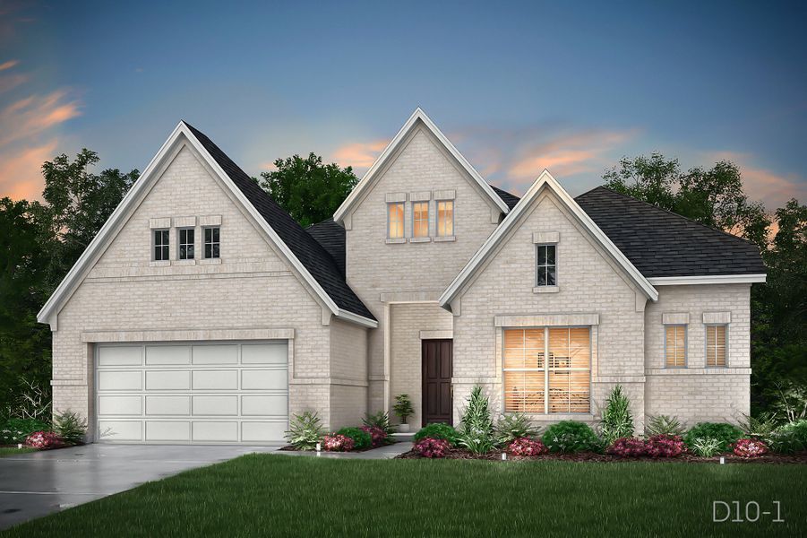 Representative exterior photo of a completed home built from the Helena by John Houston Homes in Chapel Ridge, Lorena, TX (Image 6). Representative exterior photo of a completed home built from the Helena by John Houston Homes in Chapel Ridge, Lorena, TX (Image 6).