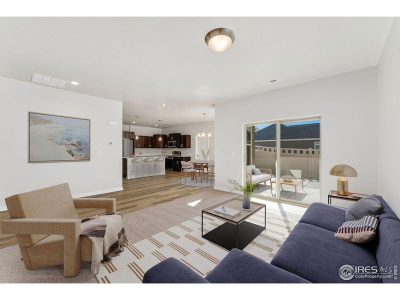 Furnished interior view inside a new home in , Fort Lupton (Image 10).