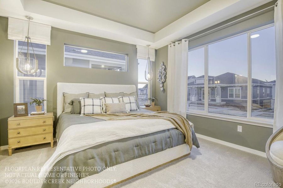 Furnished interior view inside a new home in , Fort Collins (Image 40).