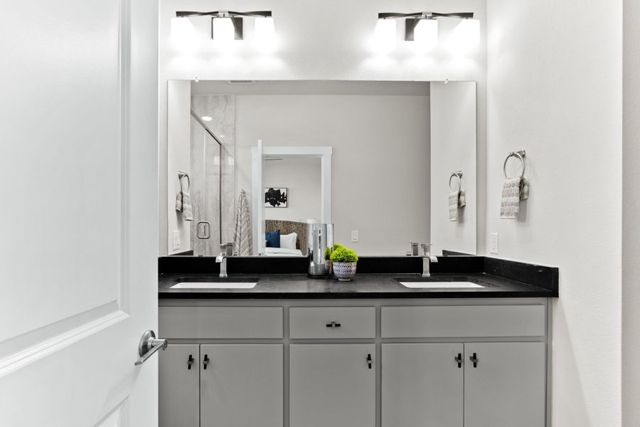 Furnished interior view inside a new home in Wildridge, Oak Point (Image 28).