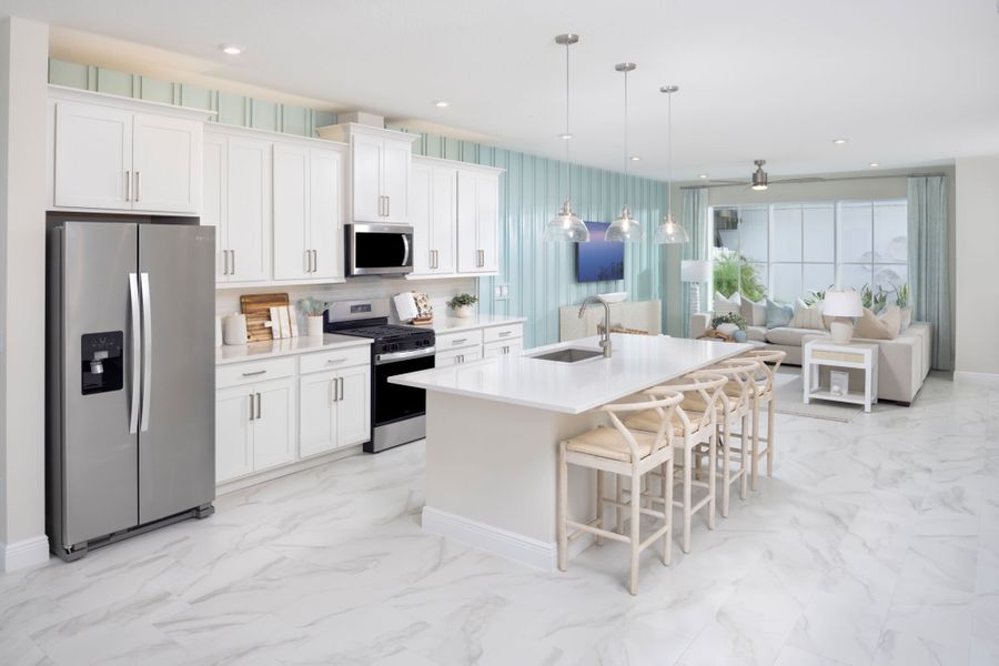 Representative furnished interior of a home built from the Oxeye by Mattamy Homes in Newfield, Palm City (Image 7).