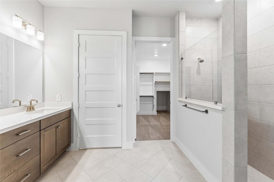 Furnished interior view inside a new home in Elyson, Katy (Image 7).