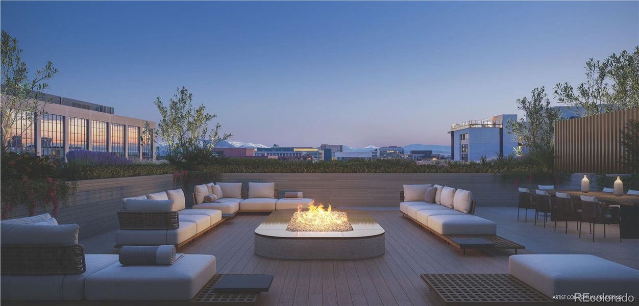 Private rooftop terraces for all Penthouse Residences