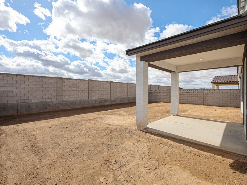 A building with a fence around it.
