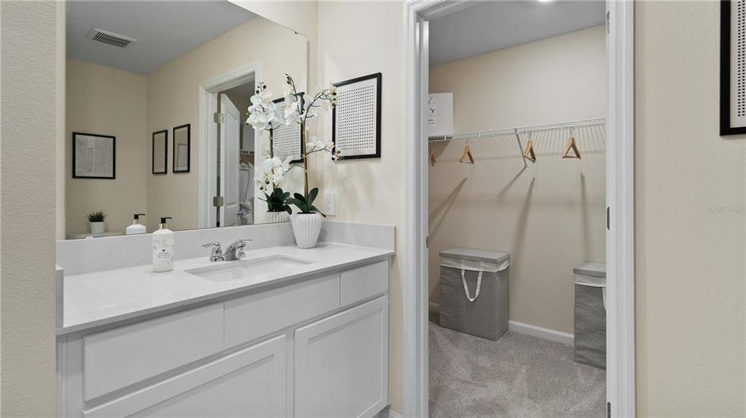Furnished interior view inside a new home in , Eustis (Image 13).