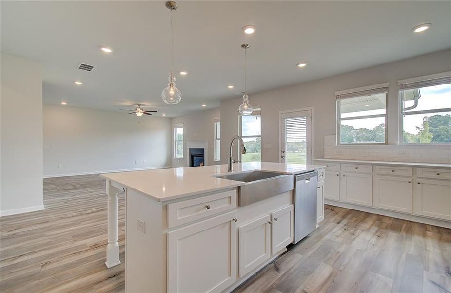 Furnished interior view inside a new home in Grandview at Millers Mill, Stockbridge (Image 5).