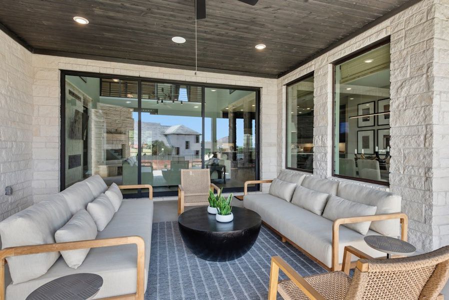 Representative exterior details of a home built from the Emory by Scott Felder Homes in Leander Estates, Leander (Image 28).