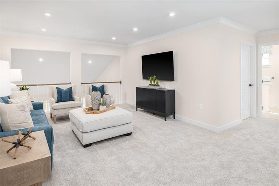 Furnished interior view inside a new home in Newberry 55+, McDonough (Image 15).