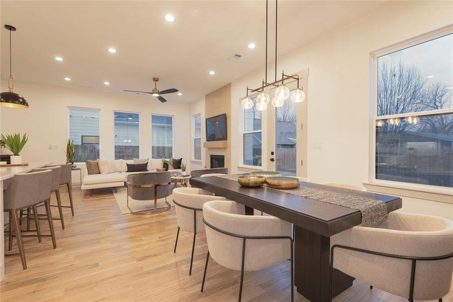 Furnished interior view inside a new home in , McKinney (Image 7).