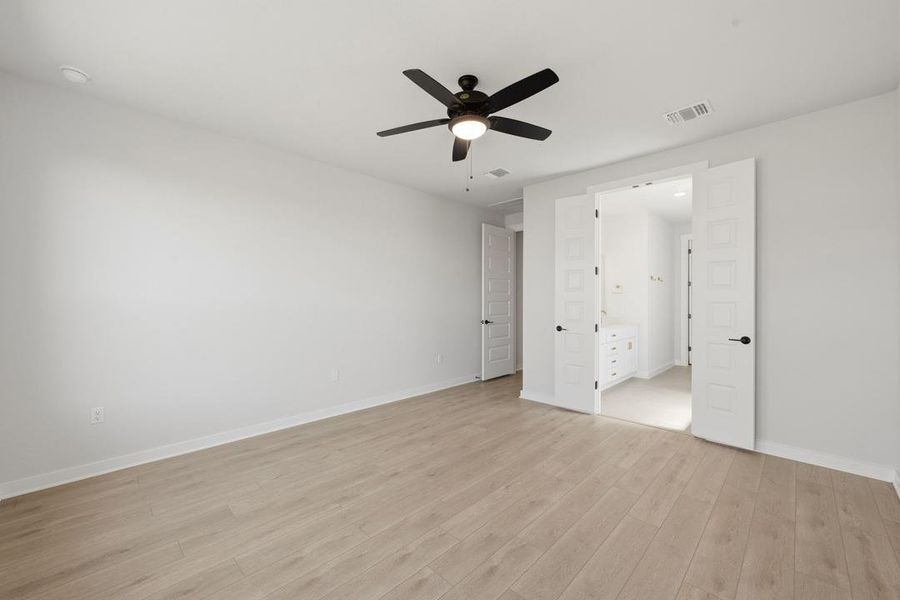 Spacious, unfurnished interior of a new home in Terrace Collection At Turner's Crossing, Buda (Image 23).