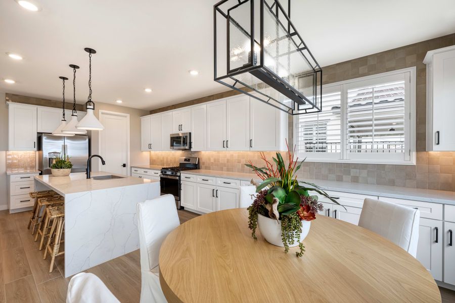 Furnished interior view inside a new home in Waterston Central, Gilbert (Image 6).