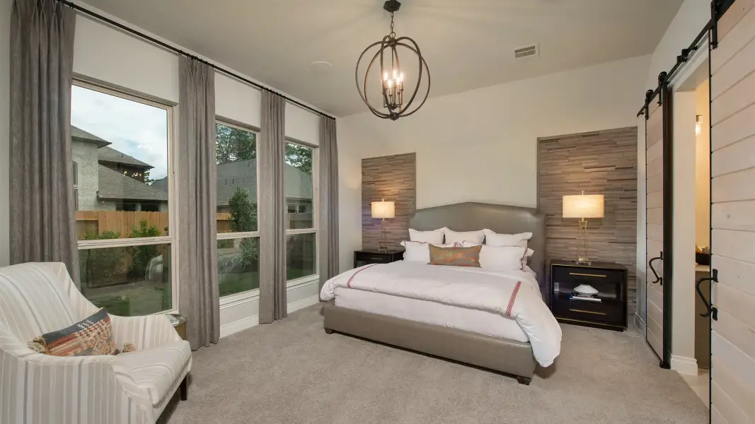 Furnished interior view inside a new home in Silo Mills, Cleburne (Image 54). Furnished interior view inside a new home in Silo Mills, Cleburne (Image 54).