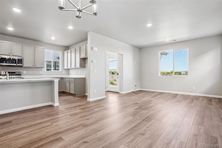 Spacious, unfurnished interior of a new home in Parkway at Prairie Center Village, Brighton (Image 29).