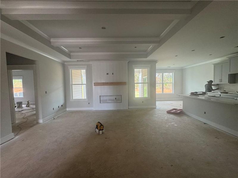 In-progress construction of a new home in Rosewood Lake Preserve, Hoschton, GA (Image 4).