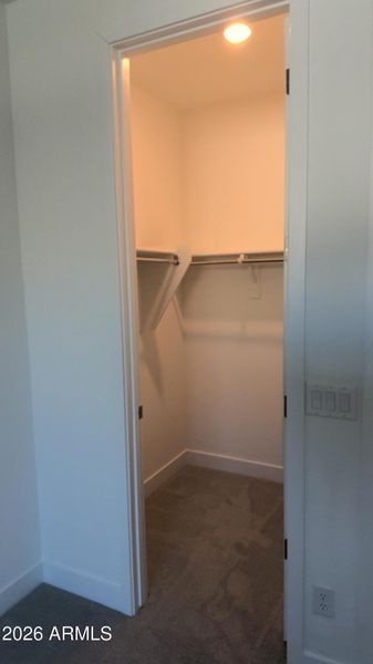 Guest suite walk in closet