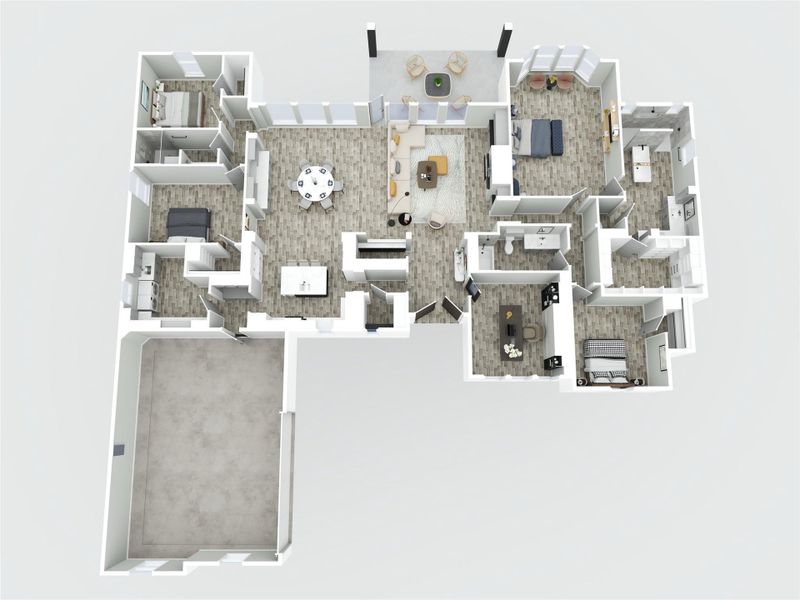 2D floor plan layout of this home in , Splendora, TX (Image 6). 2D floor plan layout of this home in , Splendora, TX (Image 6).