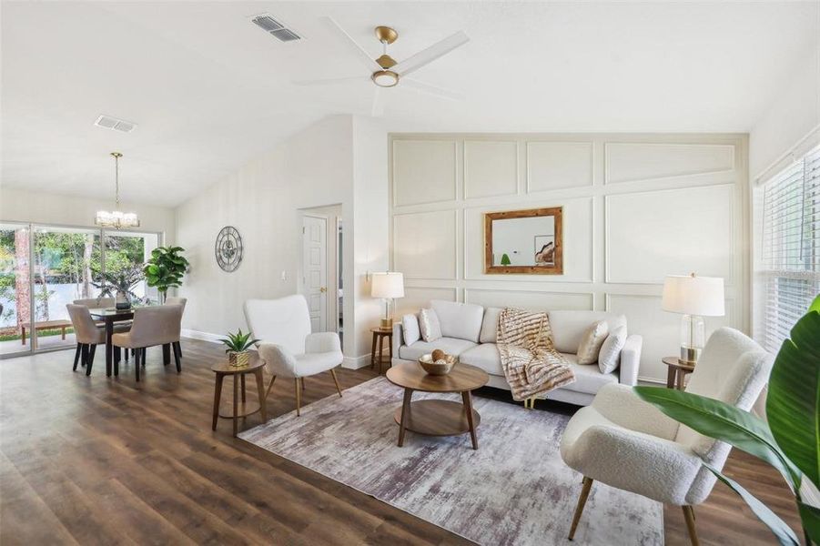 Furnished interior view inside a new home in , Citrus Springs (Image 27). Furnished interior view inside a new home in , Citrus Springs (Image 27).