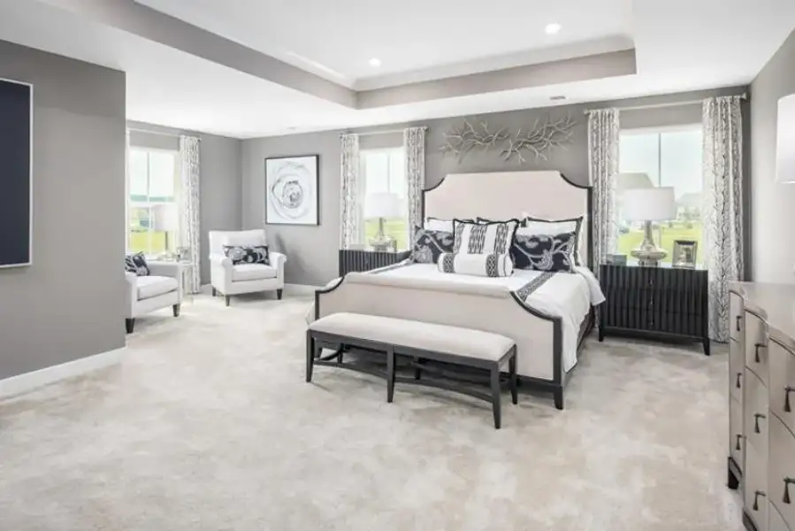 Furnished interior view inside a new home in , Commerce (Image 9).