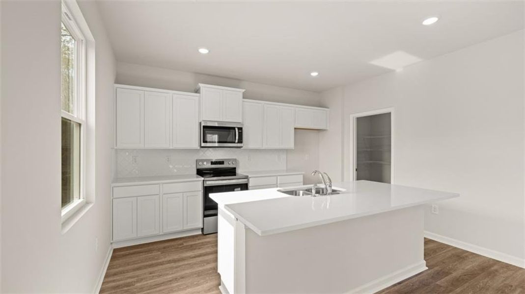 Furnished interior view inside a new home in Locust Grove Station - Cedar Ridge, Locust Grove (Image 9).