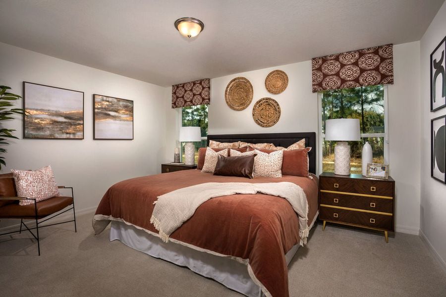 Representative furnished interior of a home built from the 1511 by KB Home in The Sanctuary I, Clermont (Image 5).