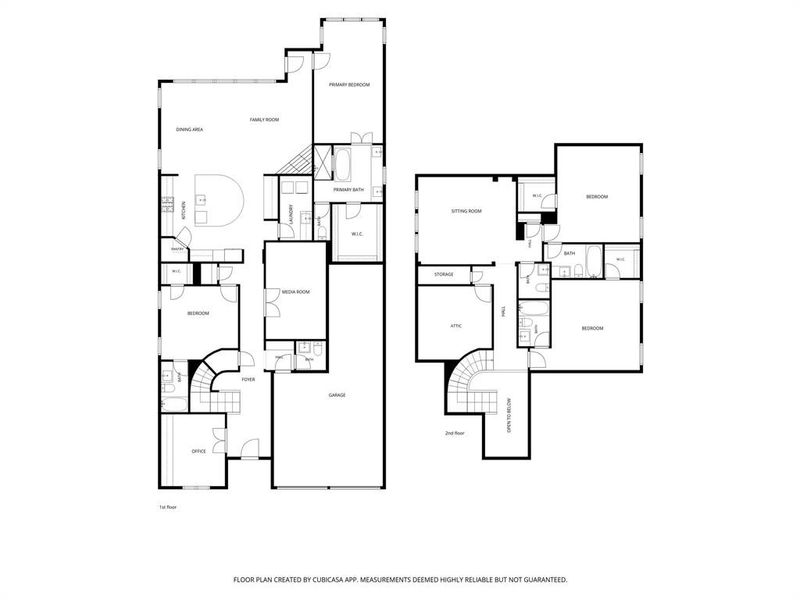 2D floor plan layout of this home in Harvest, Northlake, TX (Image 24).