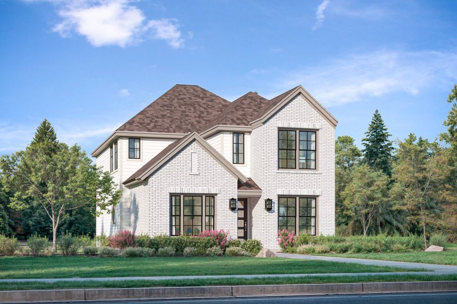 Front exterior of a home in the Enclave 35s community, located in Frisco, TX (Image 3).