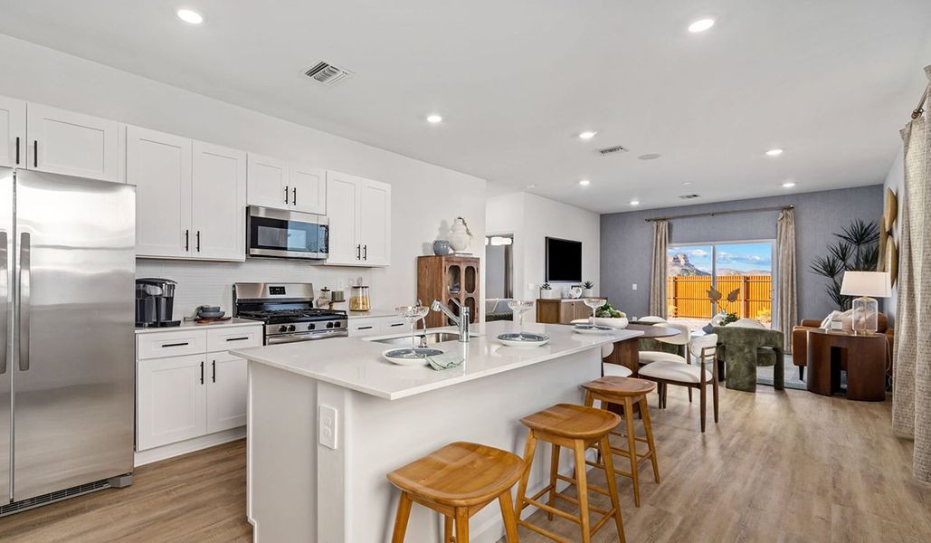 Furnished interior view inside a new home in Redford Estates, Tucson (Image 7).