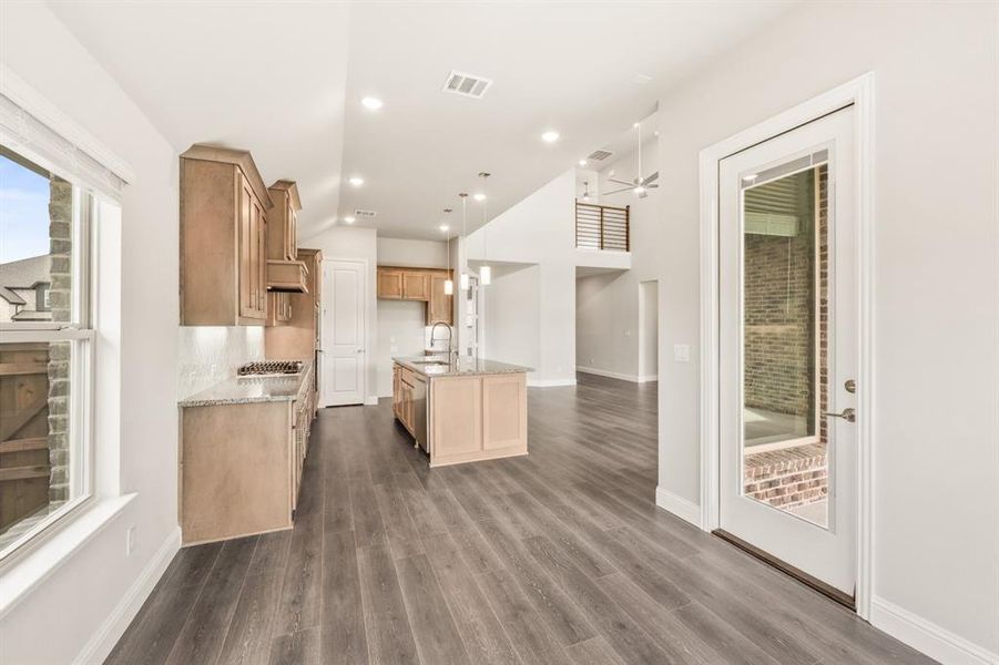 Furnished interior view inside a new home in Creekview Meadows, Pilot Point (Image 17).