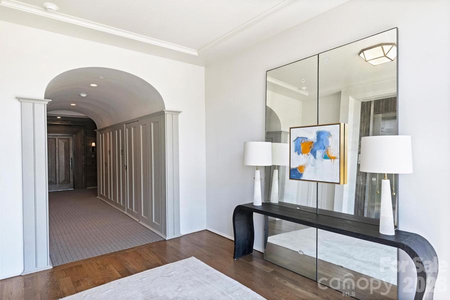 Furnished interior view inside a new home in , Charlotte (Image 29).