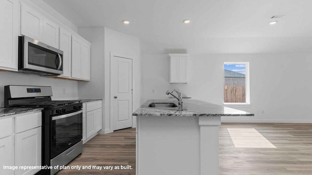 Furnished interior view inside a new home in Riverwood Ranch, Angleton (Image 4).