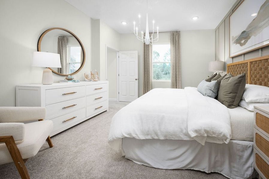 Representative furnished interior of a home built from the Dune by Risewell Homes in Trinity Gardens, Deland (Image 13). Representative furnished interior of a home built from the Dune by Risewell Homes in Trinity Gardens, Deland (Image 13).