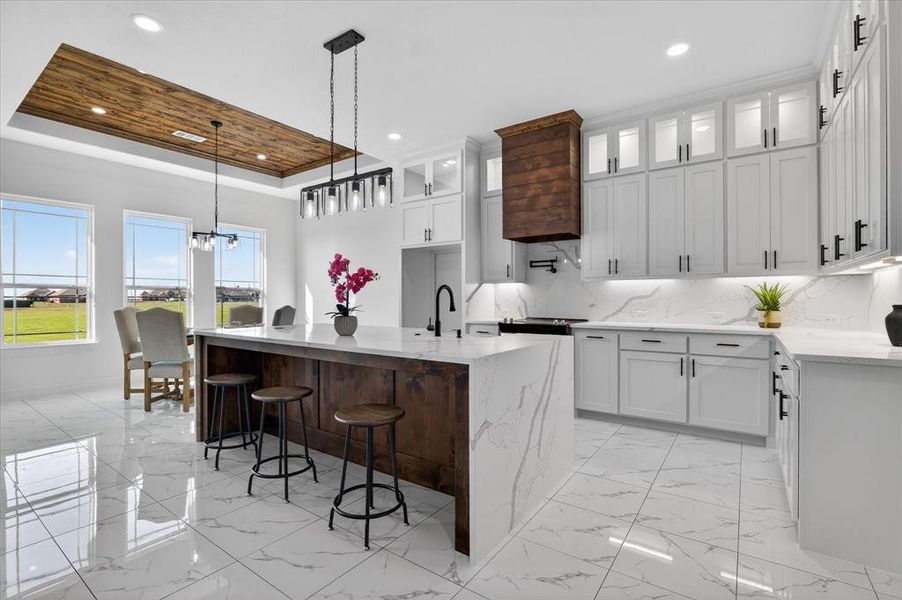 Furnished interior view inside a new home in , Celeste (Image 6).