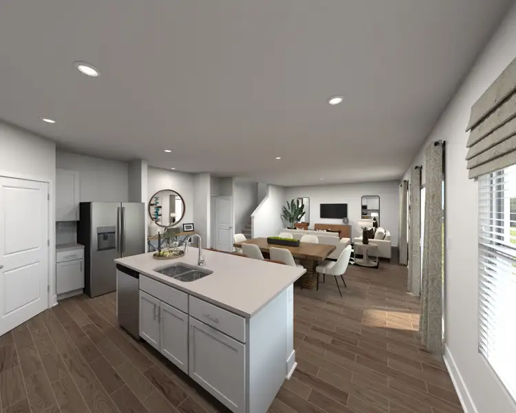 Furnished interior view inside a new home in Lakes at Bella Lago - Premier Series, Green Cove Springs (Image 4).