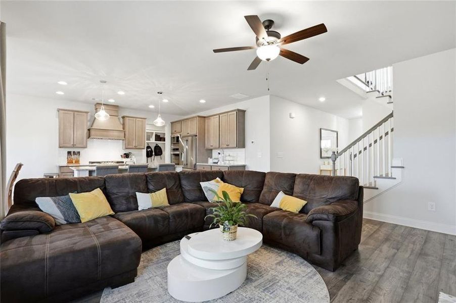 Furnished interior view inside a new home in Calgary Downs, Winder (Image 37).