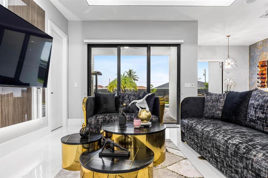 Furnished interior view inside a new home in , Cape Coral (Image 39).