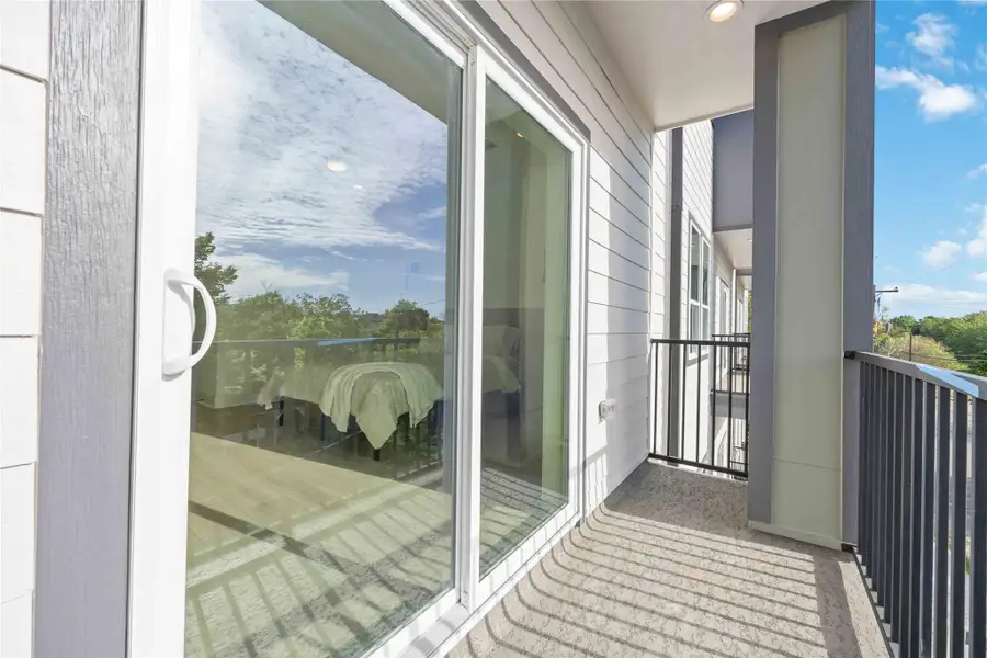 Exterior details and patio area of a home in , Houston (Image 2). Exterior details and patio area of a home in , Houston (Image 2).