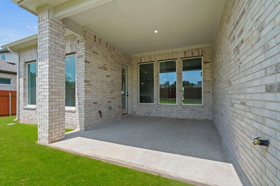 Rear Covered Patio Rear Covered Patio