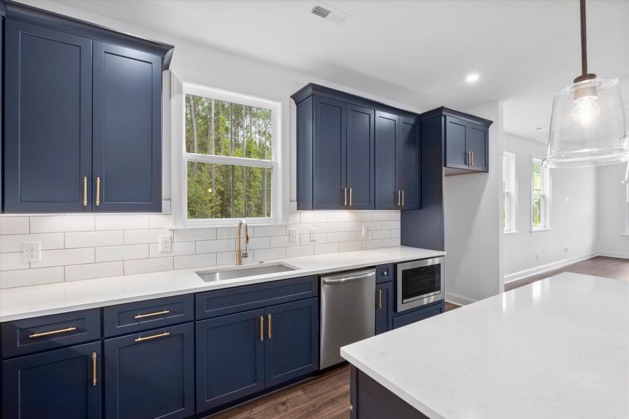 Furnished interior view inside a new home in Hayes Park, Johns Island (Image 11).